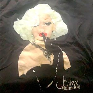 Rupauls Dragrace jinx Monsoon T shirt XL dragcon